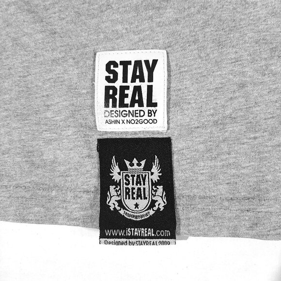 StayReal Stay Real Cool shirt size XL short sleeve Raglan Ashin x NO2GOOD tee - Picture 5 of 8